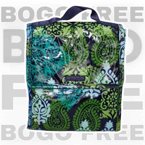 Vera Bradley BOGO FREE SALE Caribbean Sea Insulated Lunch Tote - Picture 1 of 10